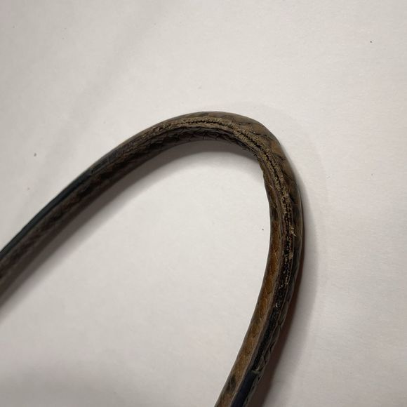 Coach Crossgrain Leather Green Snake Handle Casey Tote Carryall Bag Purse F31474 - Picture 11 of 14